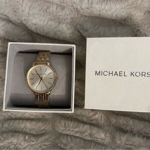 MK Women’s Pyper Three-Hand Stainless Steel Watch​​​